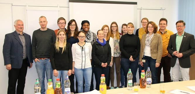 HS Albstadt-Sigmaringen zu Besuch bei HHAC Labor Dr. Heusler